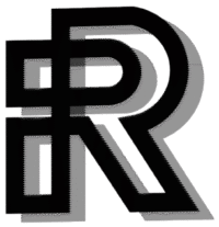 Rinzna logo image in black colour