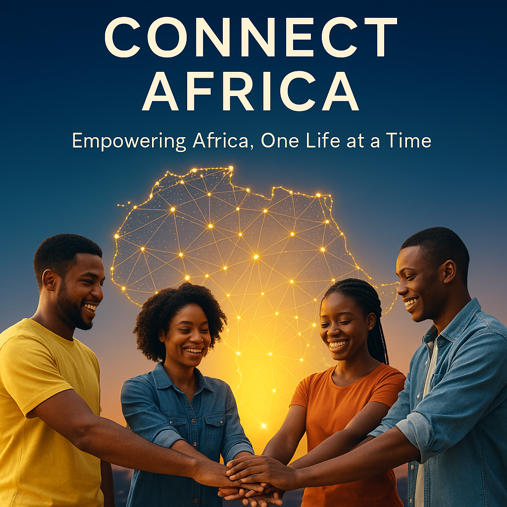 “Connect Africa — RINZNA nonprofit empowering Africa through education, technology, and opportunity”